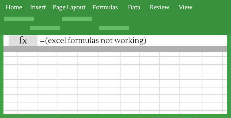 10 Reasons For Excel Formulas Not Working and How To Fix Them 